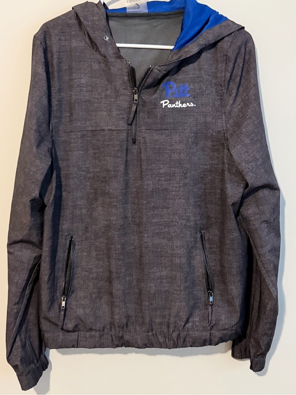 Pitt Panthers Colosseum 1/4 Zip Anorak Jacket Women’s Large Pullover